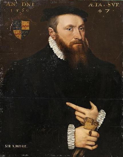 Anthonis Mor Portrait of a Gentleman oil painting image